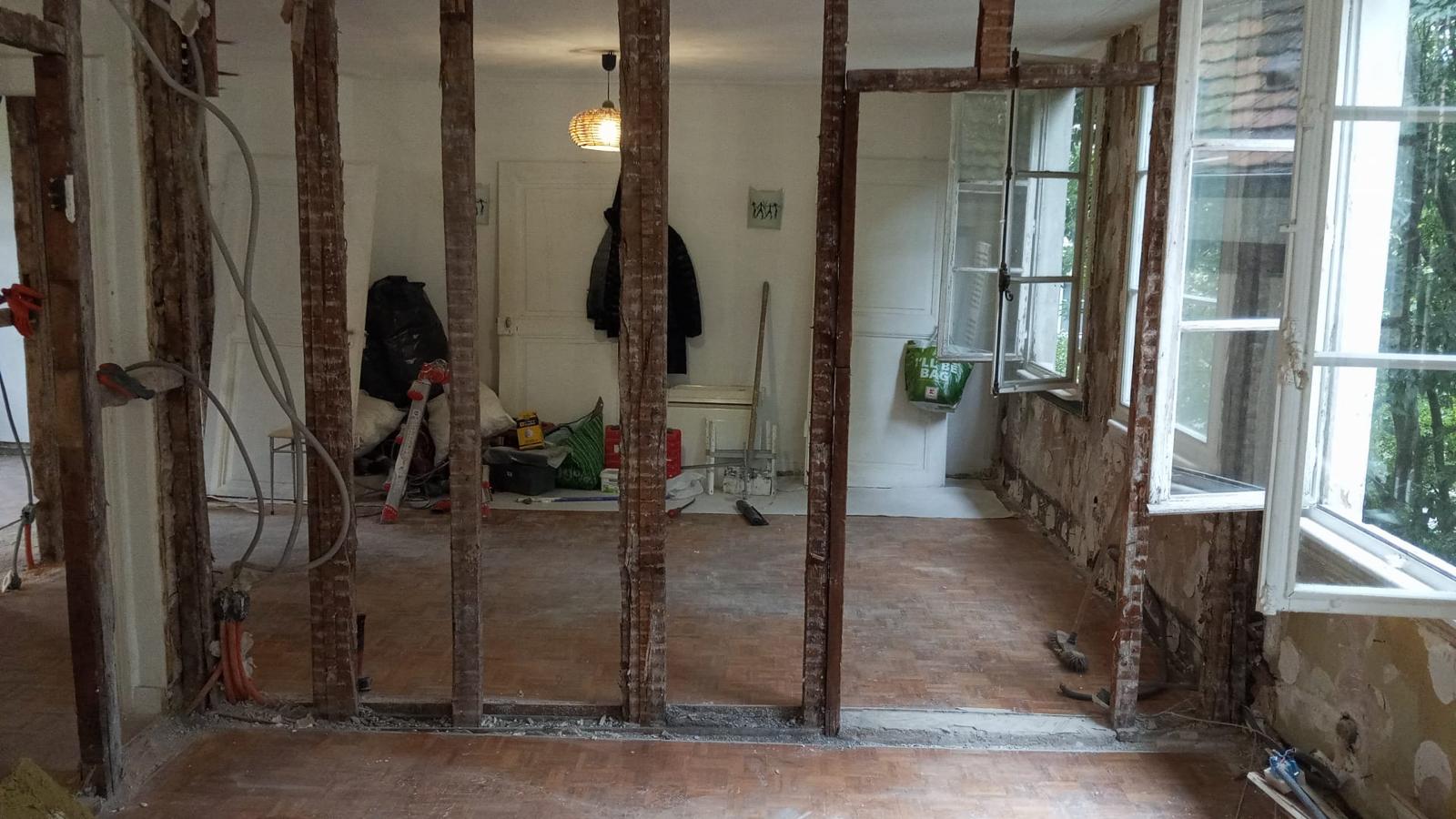 Chantier Strasbourg après démolition